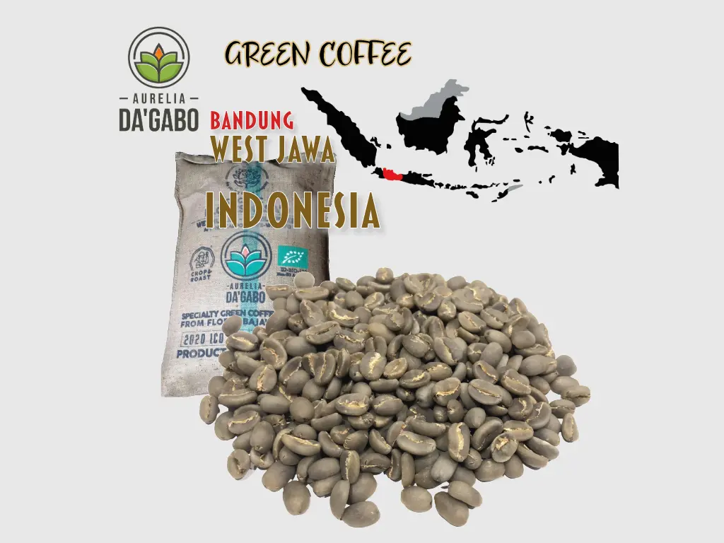 Green Coffee "SUNDA Natural" Da'Gabo, Specialty Arabica, West Jawa Bandung Indonesia, Natural